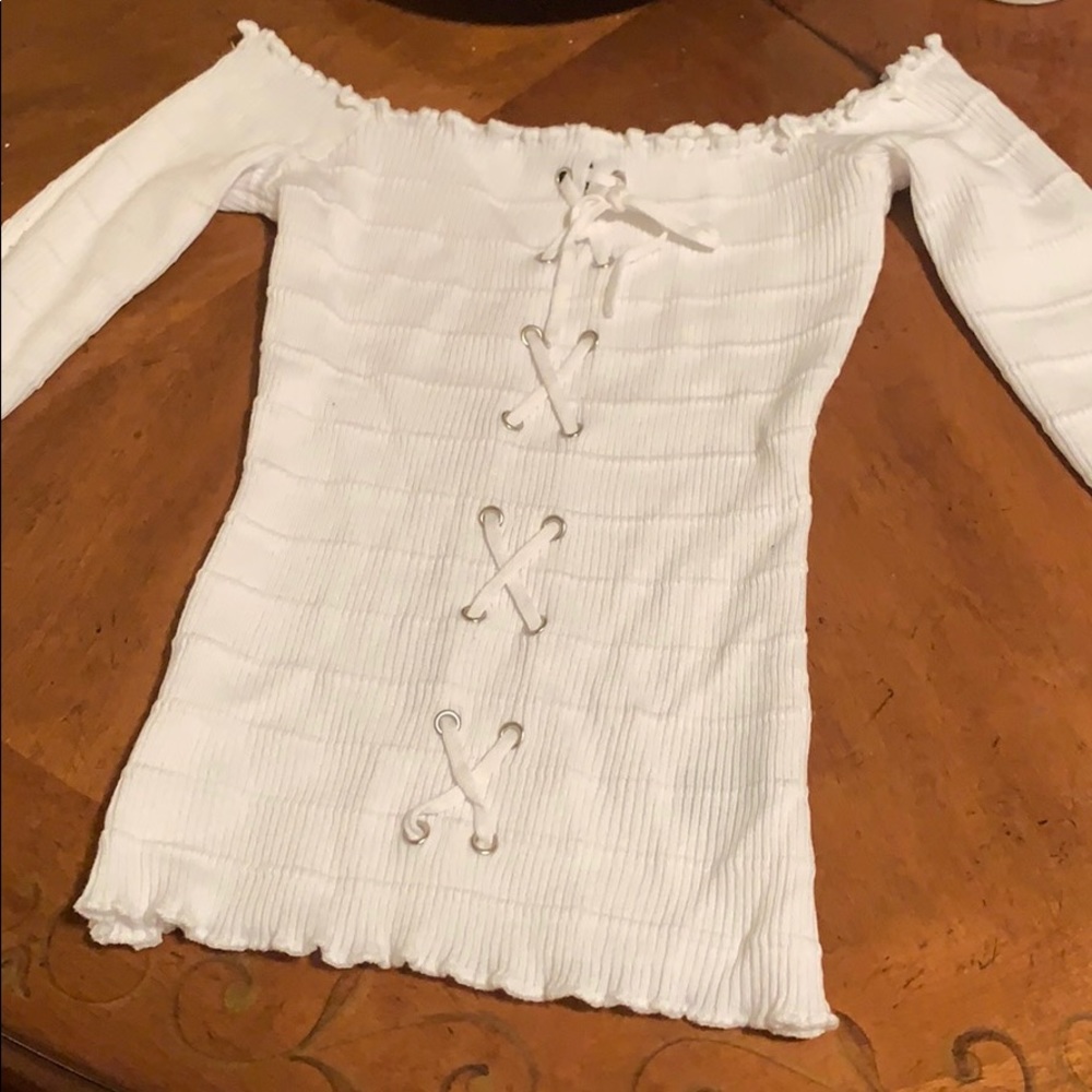Lace Up Top